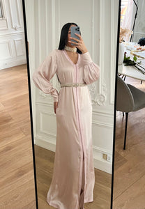 Silk dress BLUSH