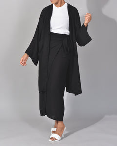 Ensemble en lin - NOIR