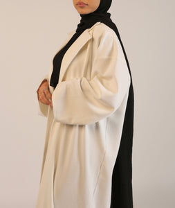 Kimono trench oversize - Blanc