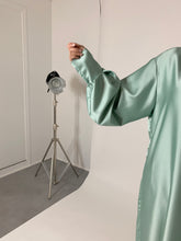 Charger l&#39;image dans la galerie, Silk dress (avec jupe tablier) - Mint